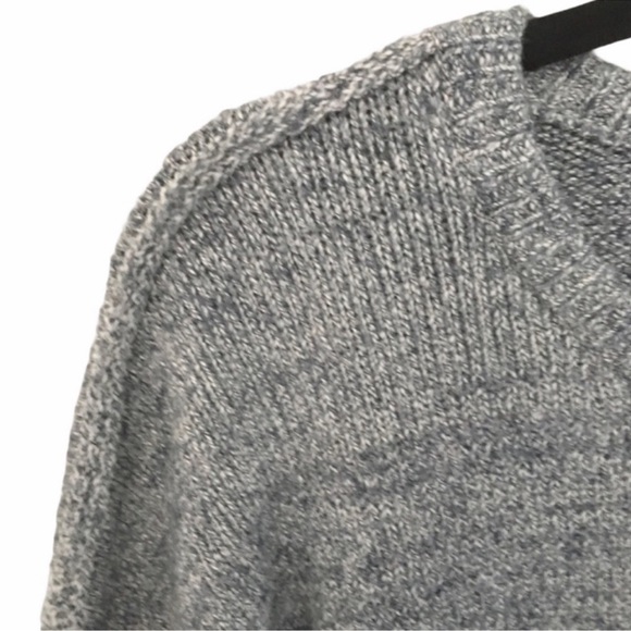 UO Urban Outfitters BDG ★ Crop Cozy Soft Chenille Knit Sweater ★ Heather Blue - Picture 4 of 14